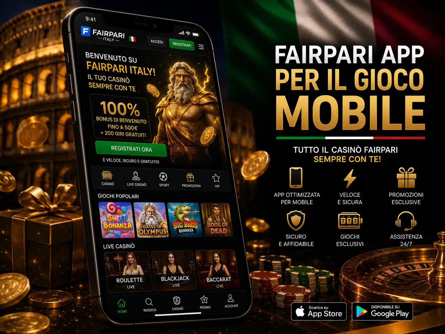 Fairpari App per il Gioco Mobile
