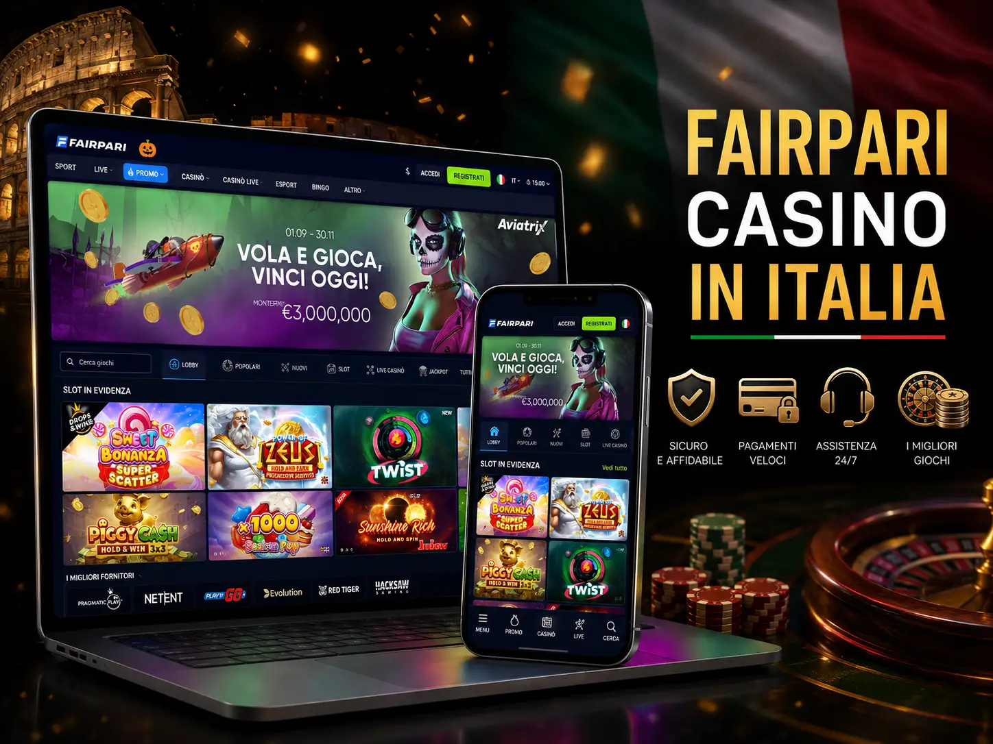 Fairpari Casino in Italia